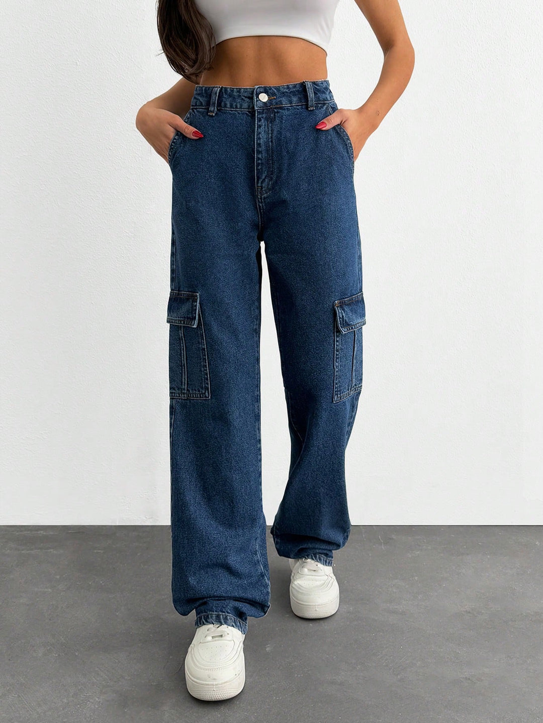 Jeans SHEIN, albastru