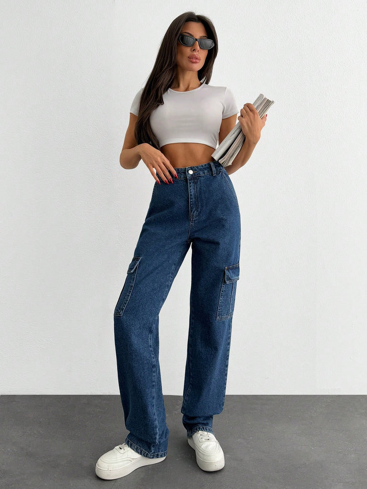 Jeans SHEIN, albastru