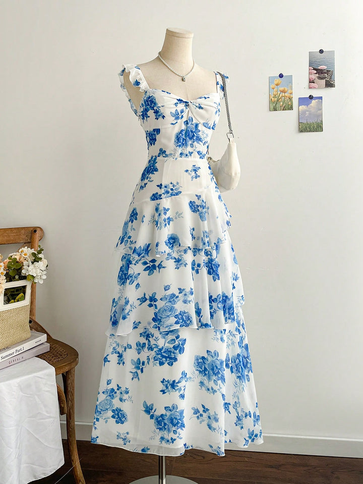 Rochie maxi SHEIN, albastru