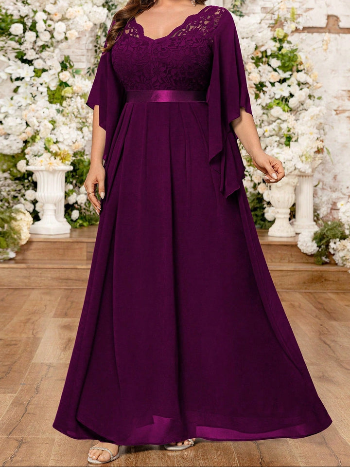 SHEIN maxi ruha, lila