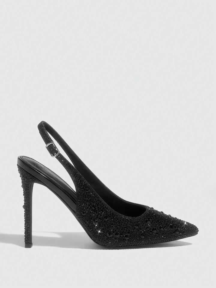 Pantofi cu toc SHEIN, negru