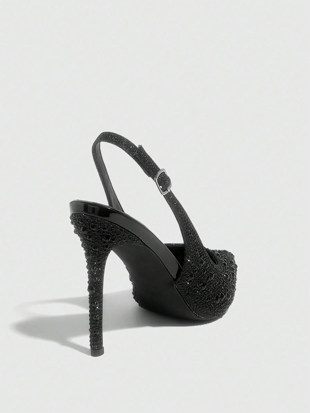 Pantofi cu toc SHEIN, negru
