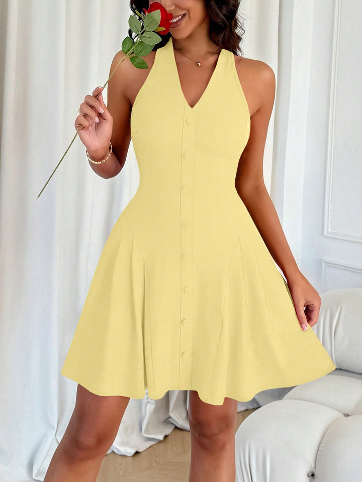 Rochie mini SHEIN, galben
