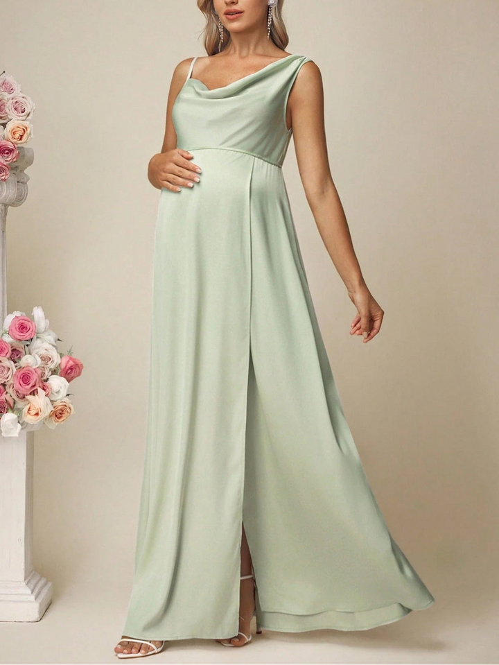 Shein maxi ruha, zöld