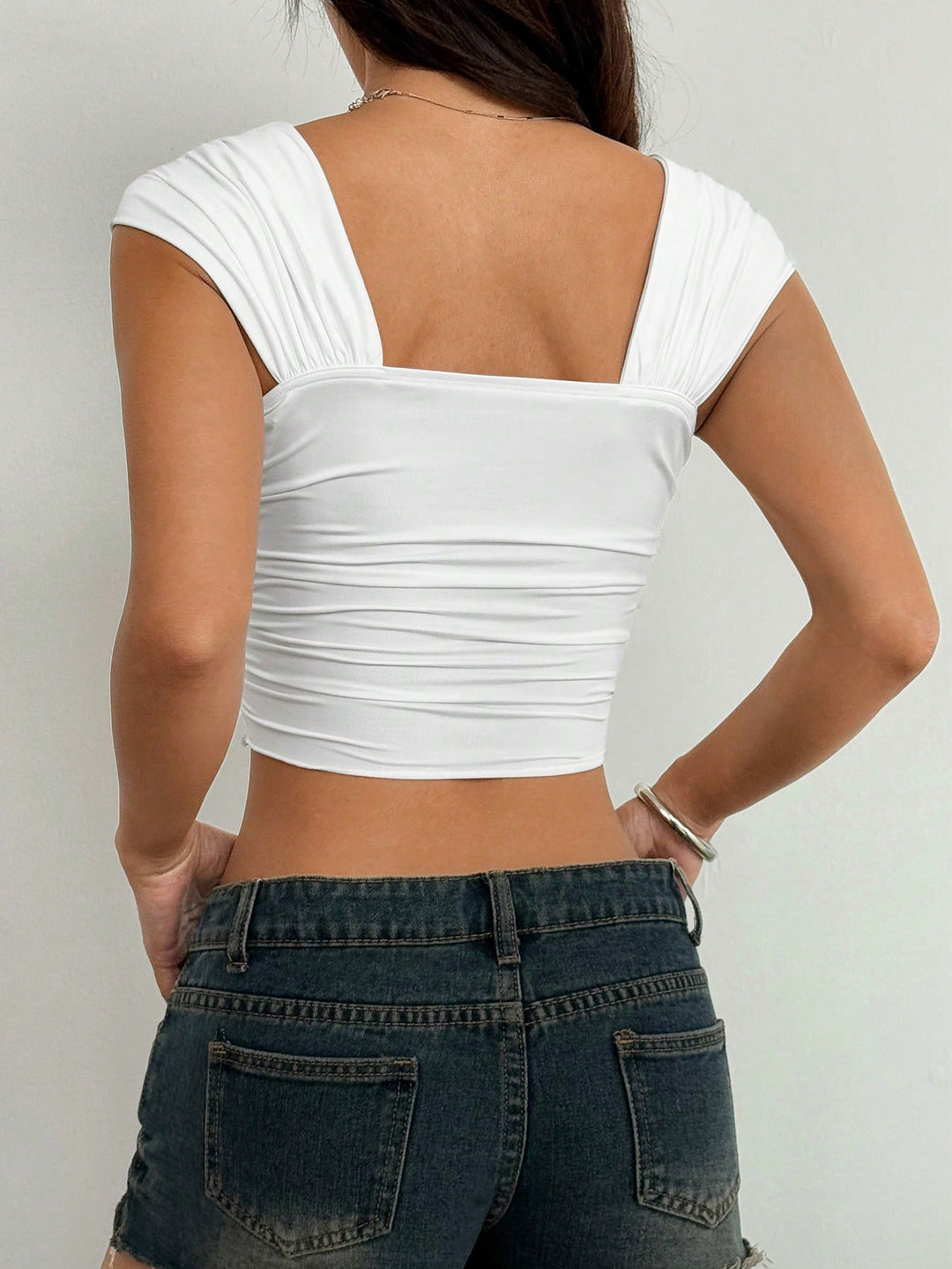 Top SHEIN, fehér