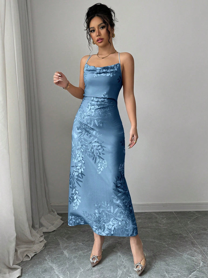Rochie maxi SHEIN, albastru