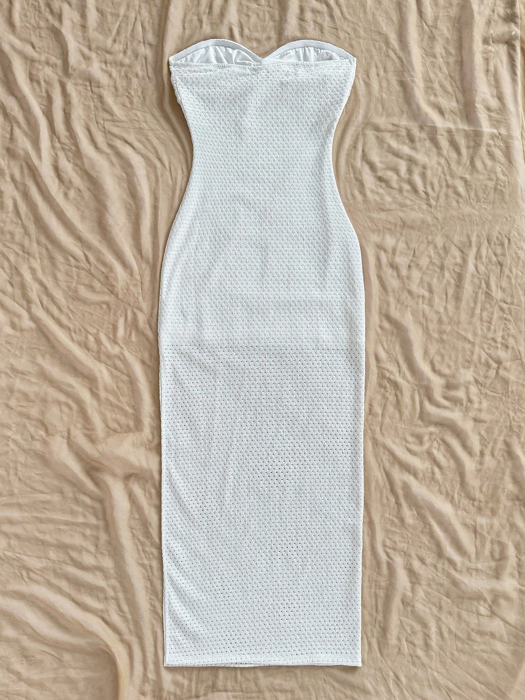 Rochie maxi SHEIN, alb