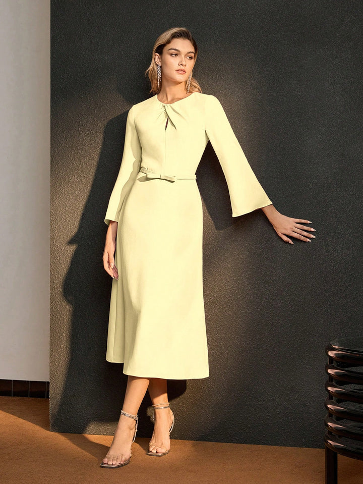 Rochie midi SHEIN, galben