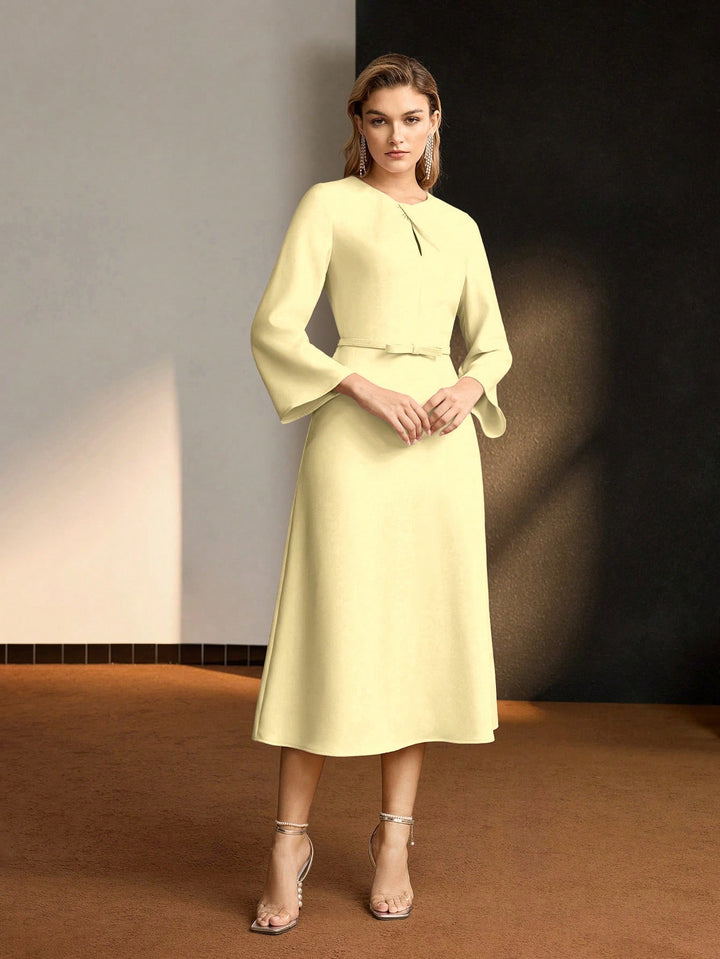 Rochie midi SHEIN, galben