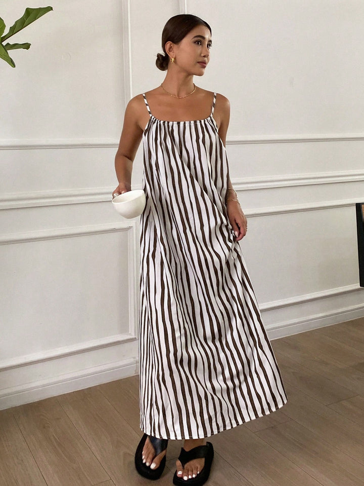 Rochie midi SHEIN, maro