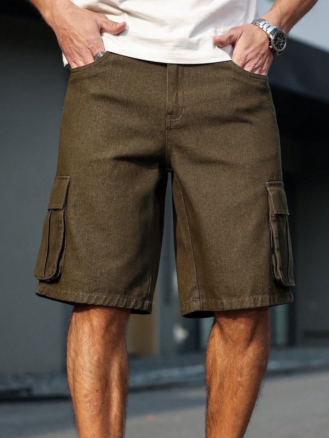 SHEIN rövidnadrág, khaki
