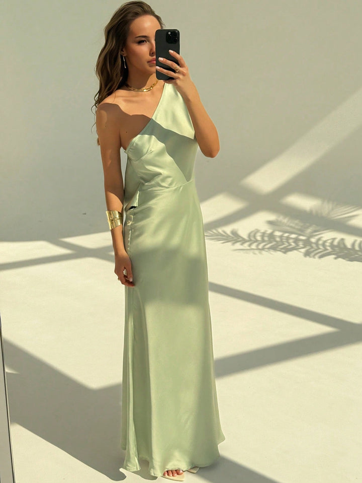 Rochie maxi SHEIN, verde