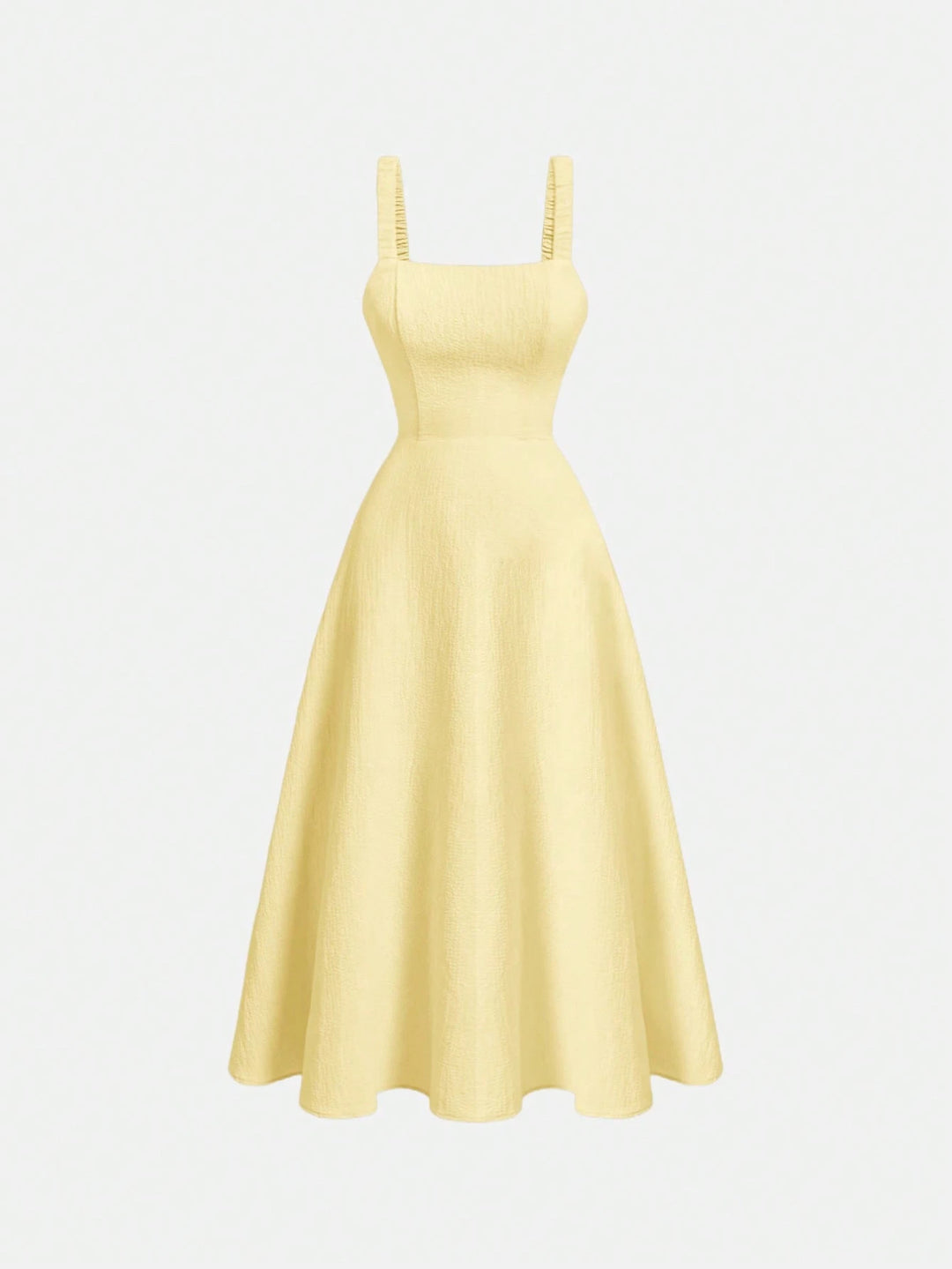 SHEIN maxi ruha, sárga