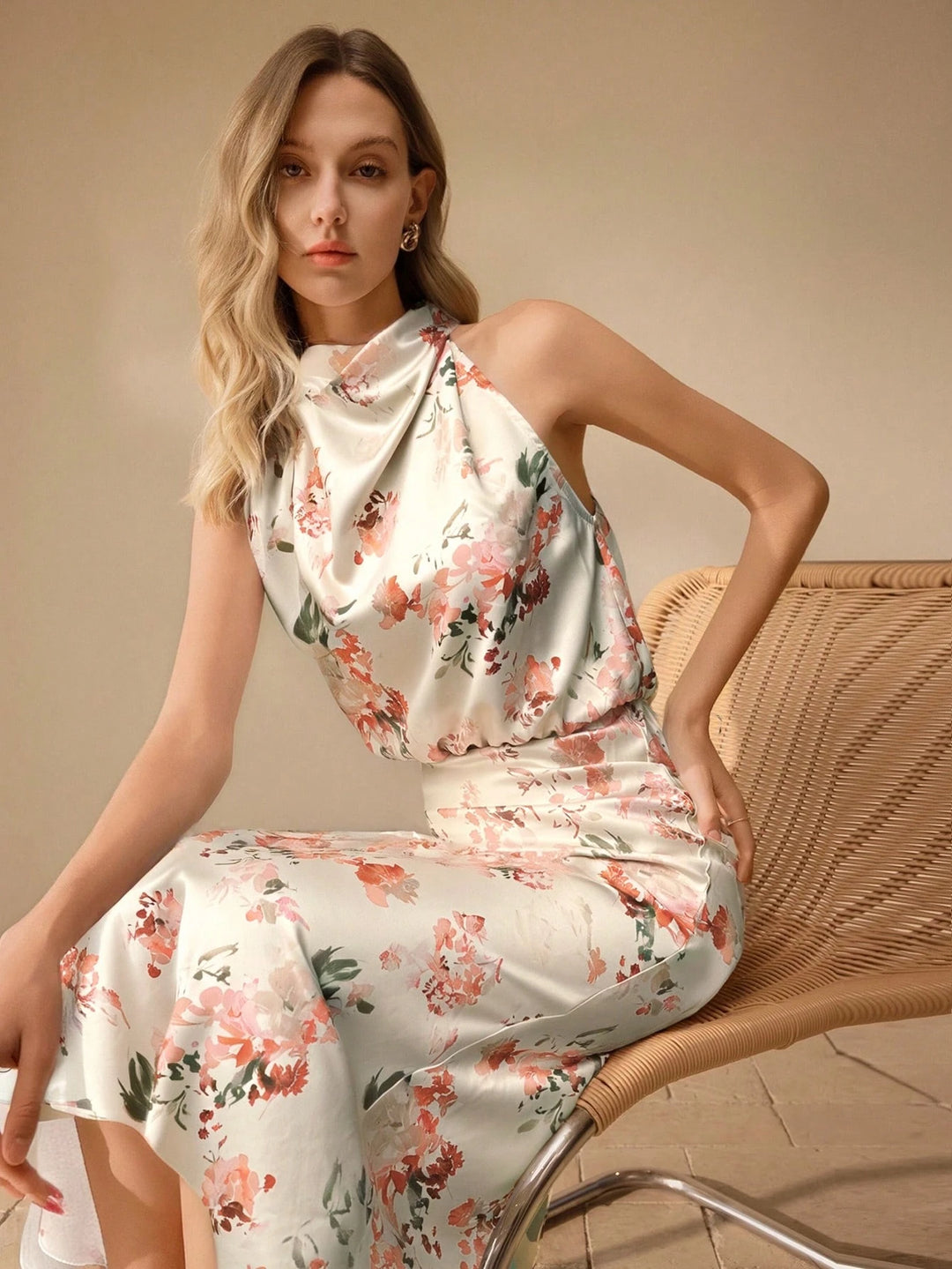 Rochie maxi SHEIN, mix culori