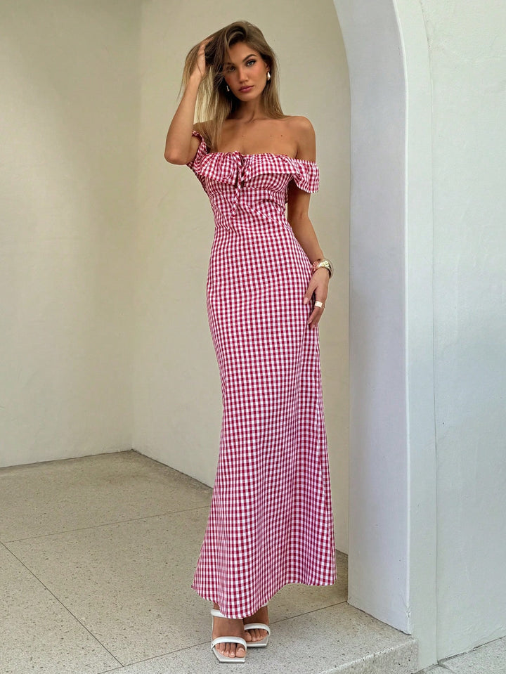 Rochie maxi SHEIN, roșu