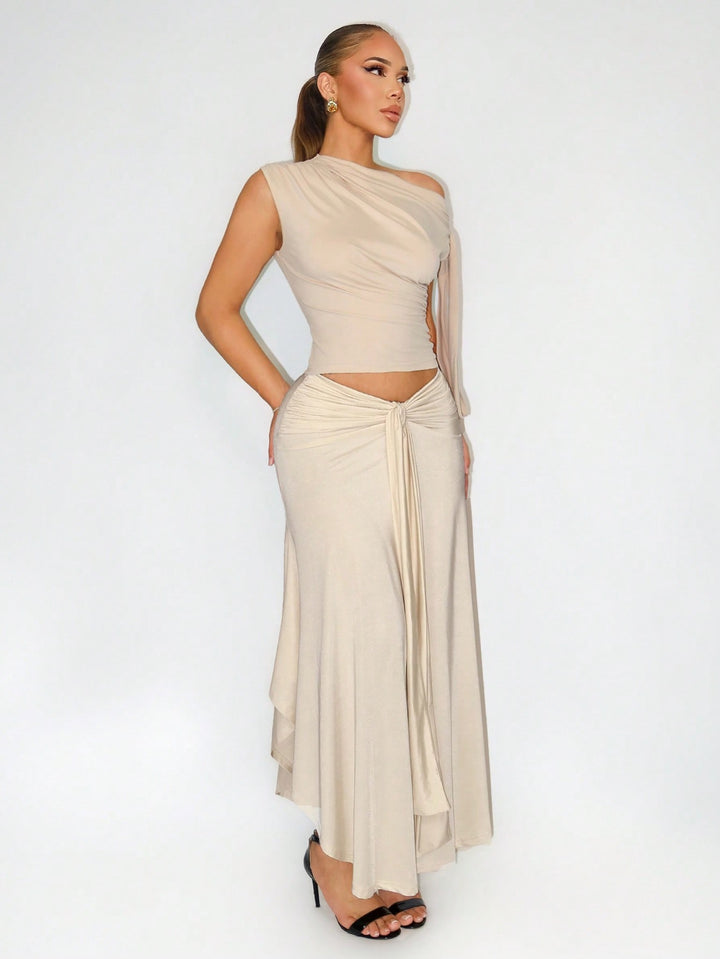 SHEIN szoknya, khaki