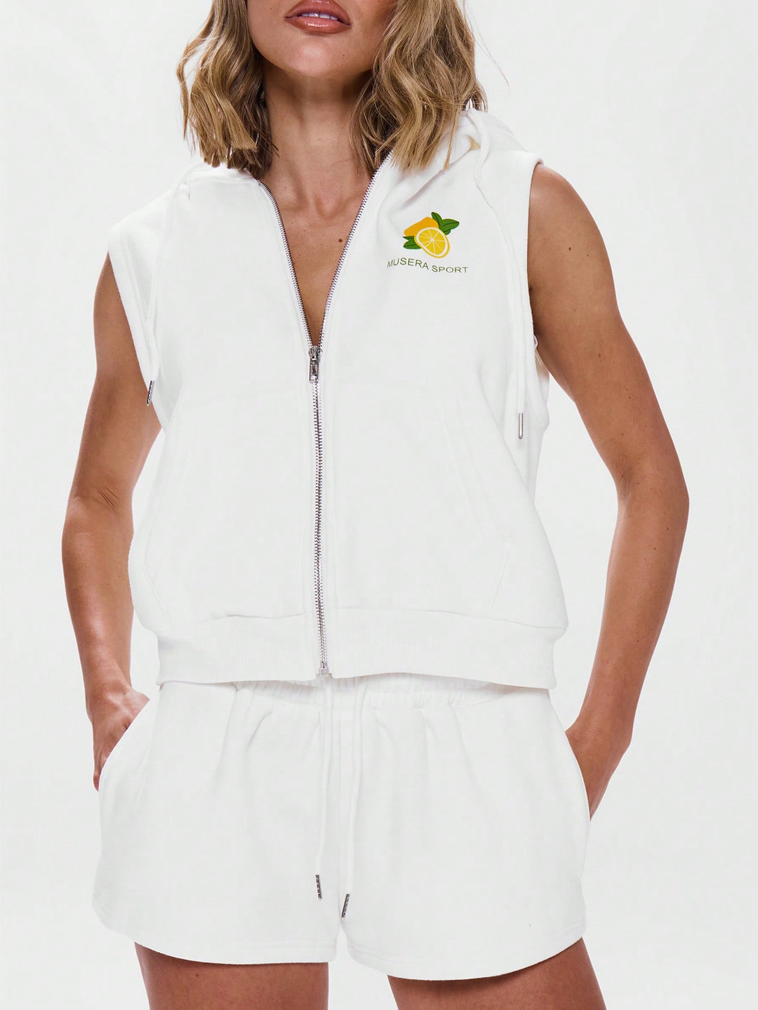 Top SHEIN, alb
