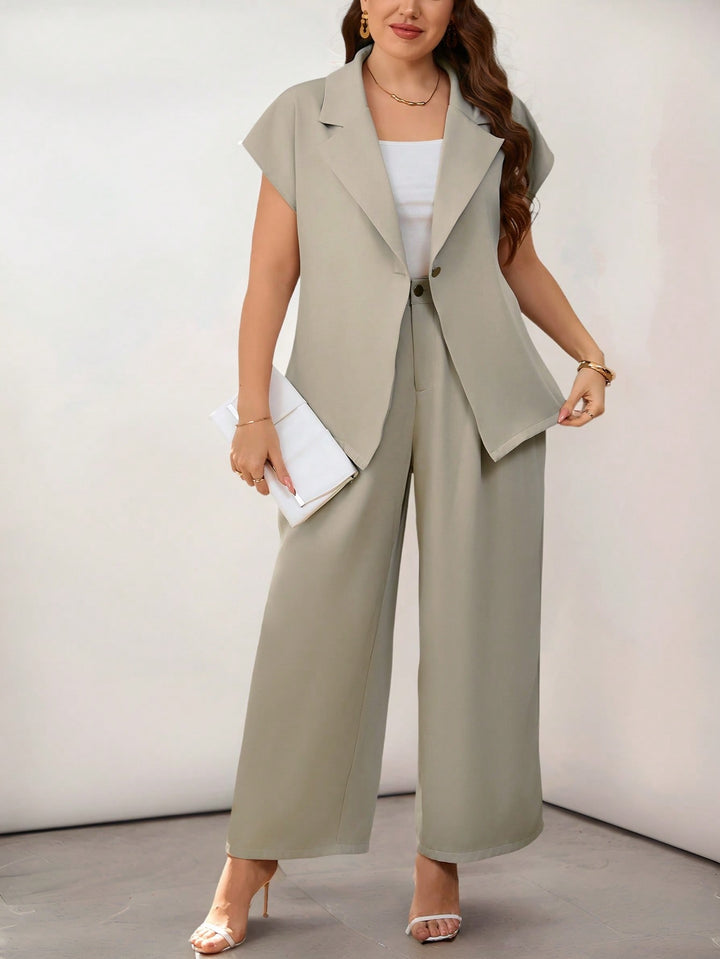 SHEIN khaki öltöny