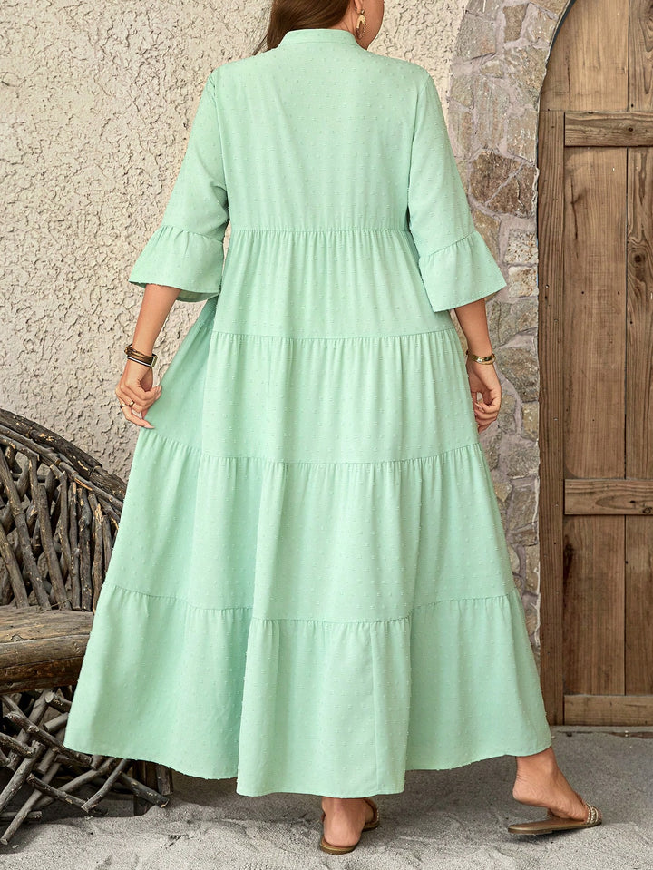 SHEIN maxi ruha, zöld