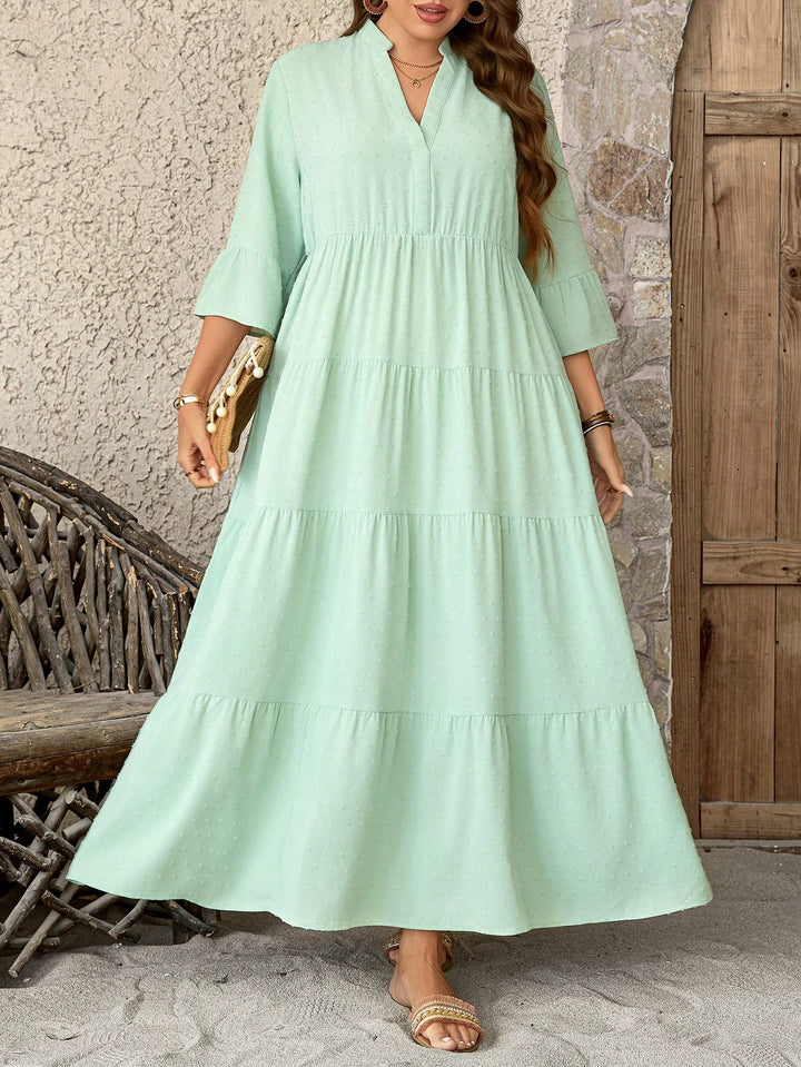 SHEIN maxi ruha, zöld