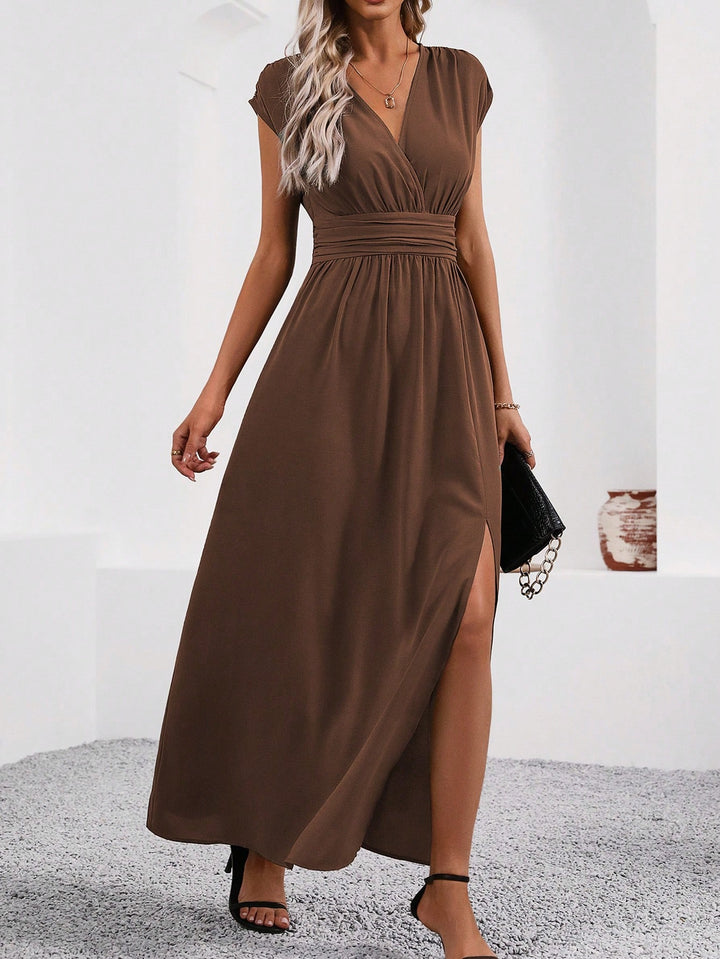 SHEIN maxi ruha, barna