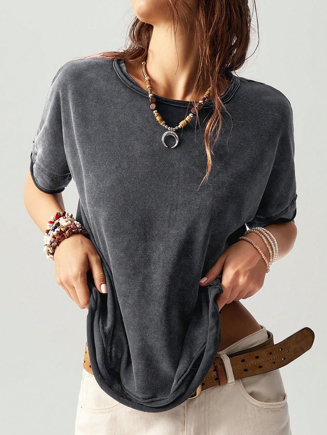 Tricou SHEIN, gri
