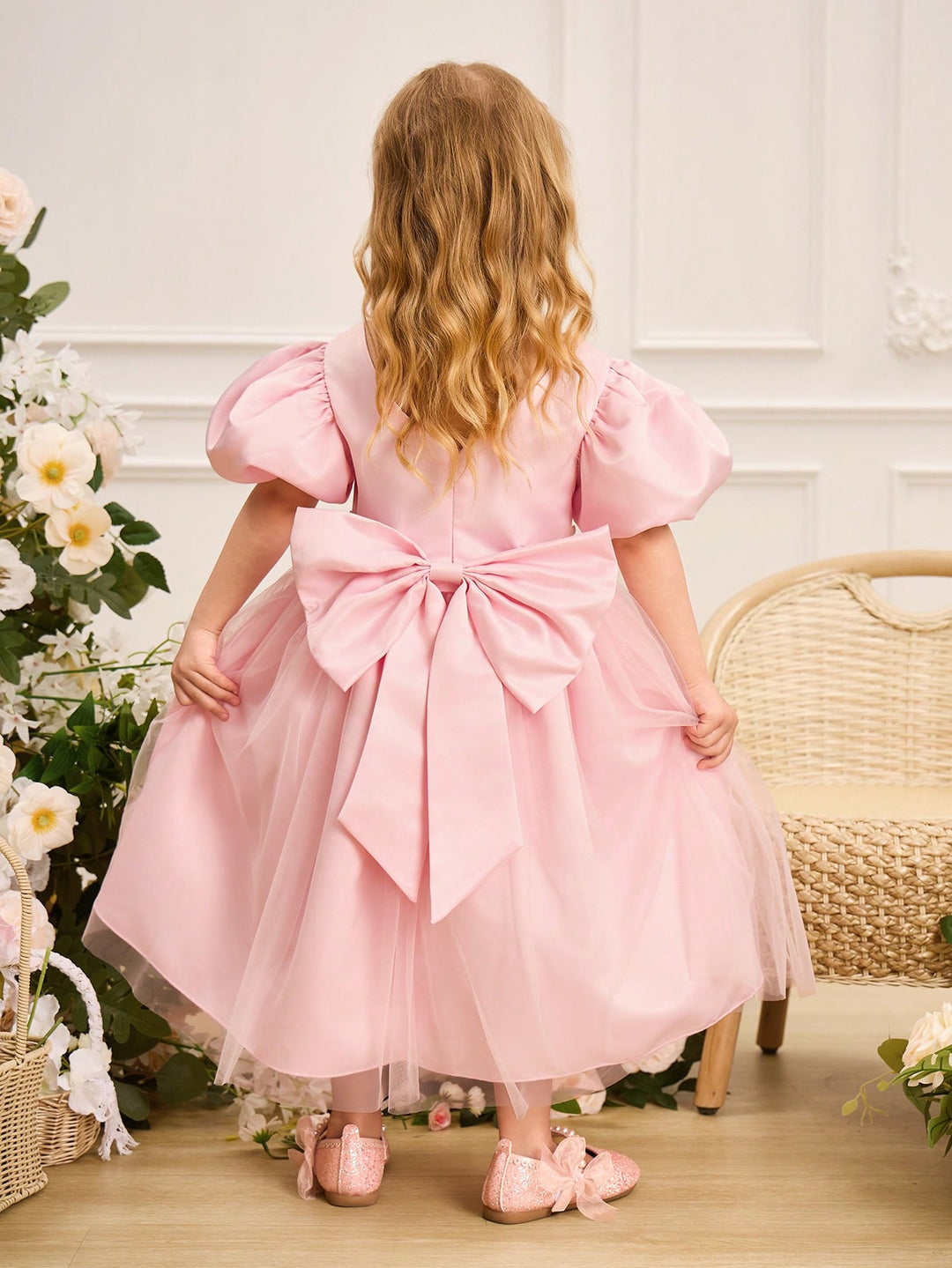 Rochie prințesă SHEIN, roz