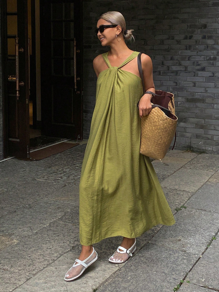 Rochie maxi SHEIN, verde