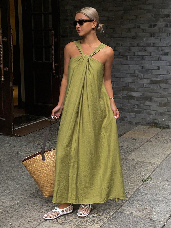 Rochie maxi SHEIN, verde