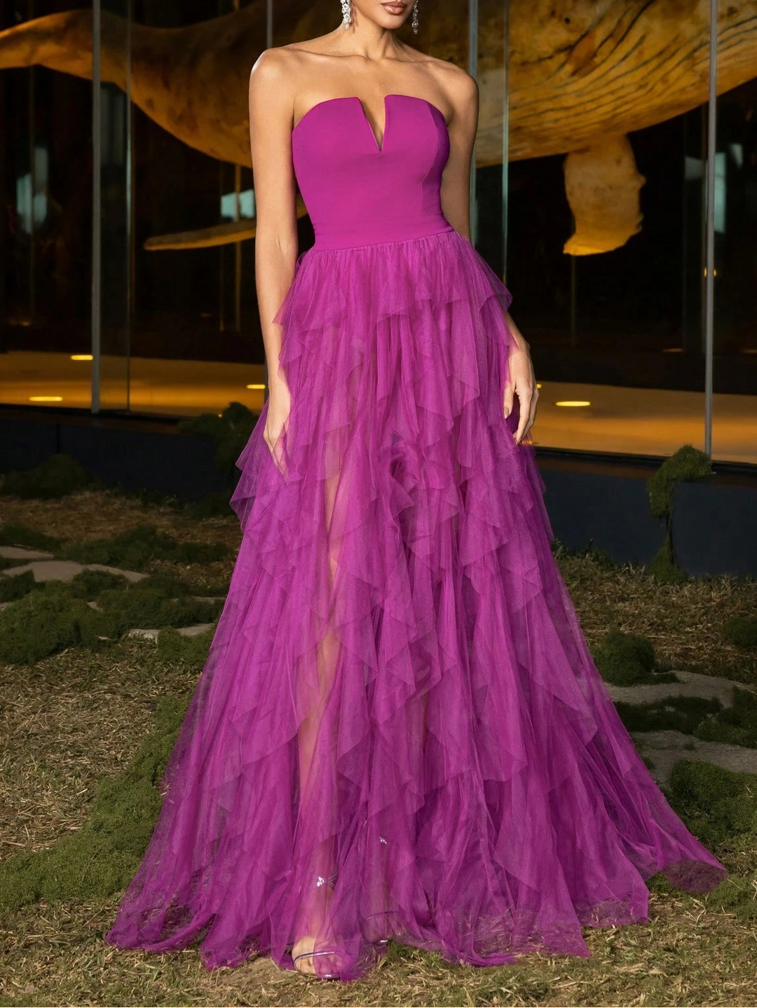 SHEIN maxi ruha, lila