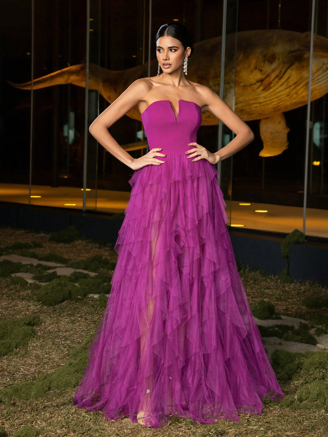 Rochie de mireasă SHEIN, mov