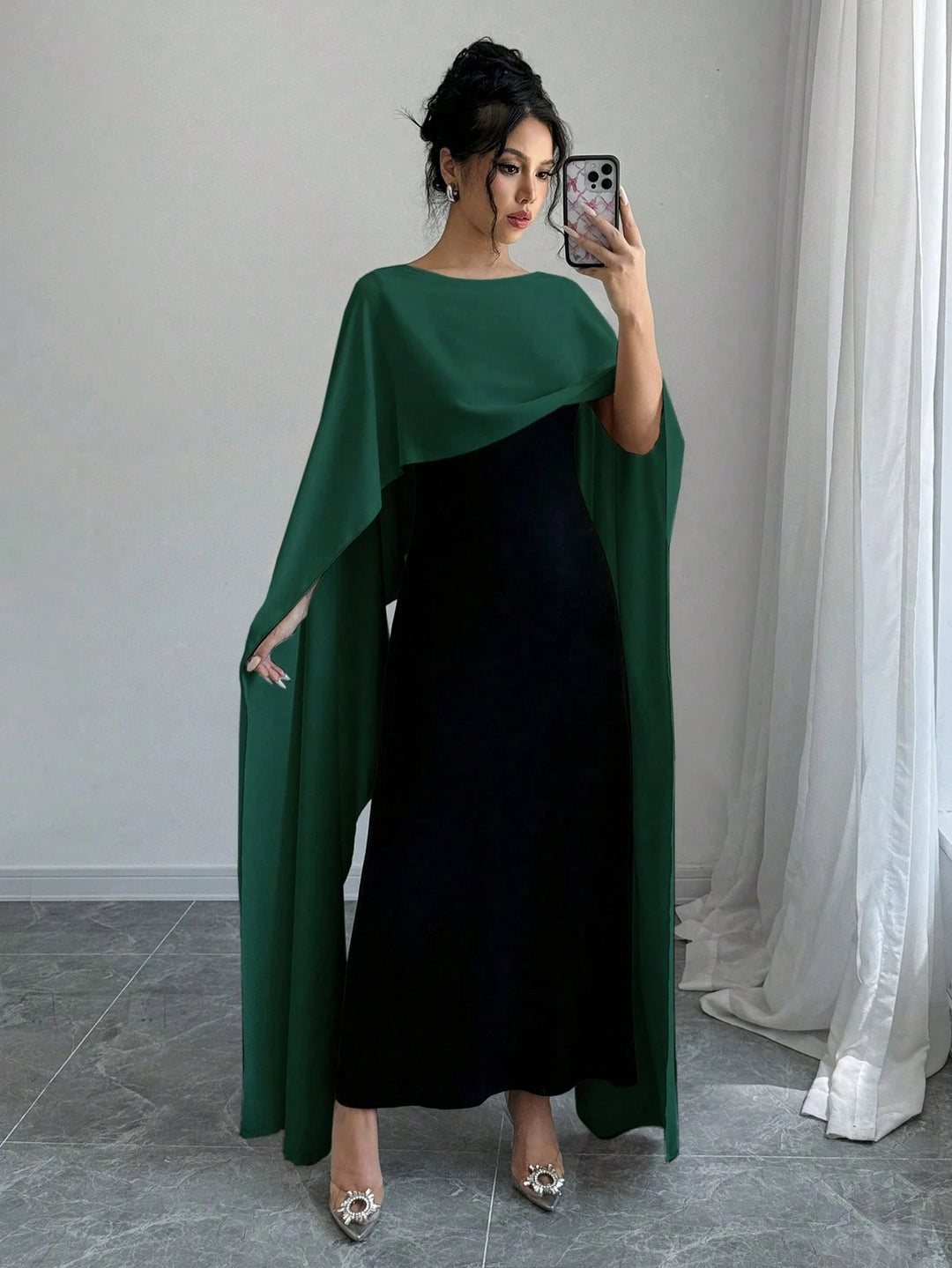 Rochie maxi SHEIN, mix culori