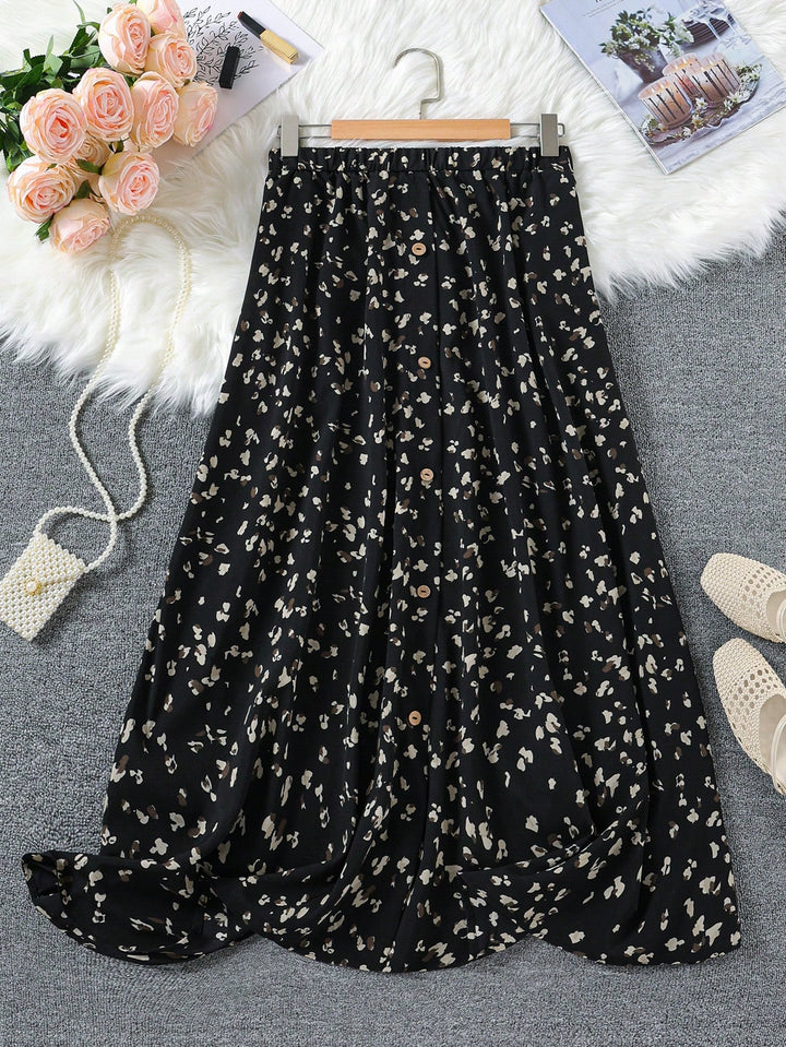 SHEIN maxi szoknya, fekete