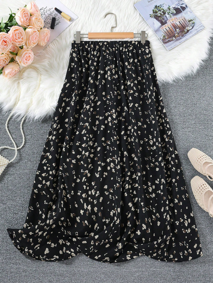 SHEIN maxi szoknya, fekete