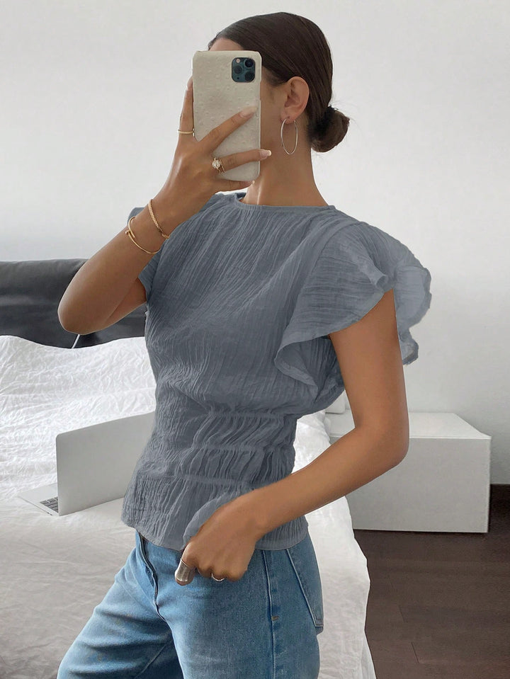 Bluza casual SHEIN, albastru