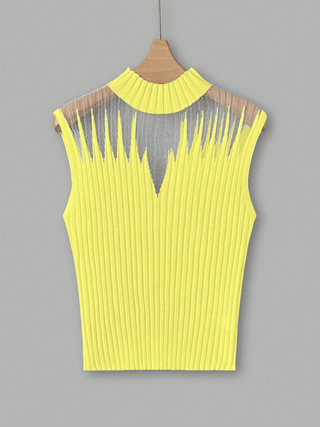 Top SHEIN, galben