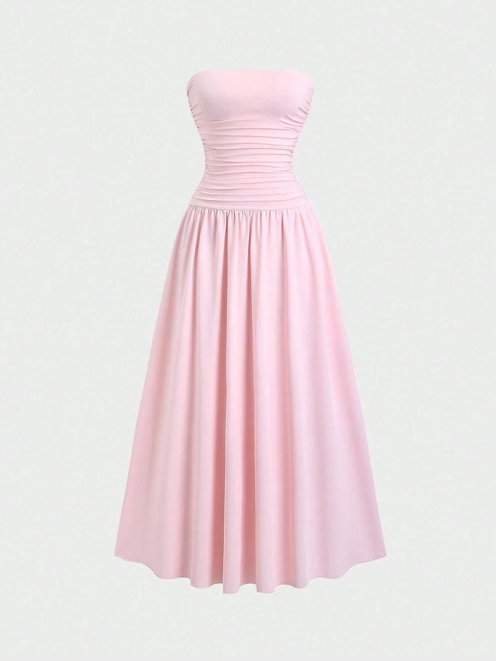 Rochie maxi SHEIN, roz