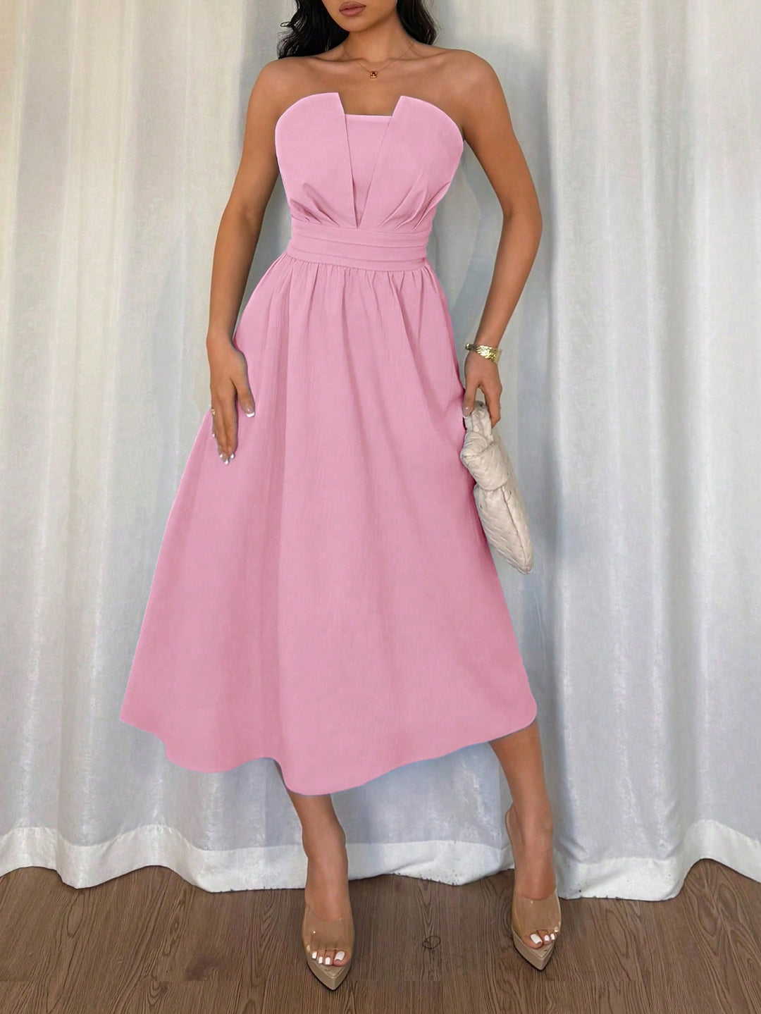 Rochie scurtă SHEIN, roz