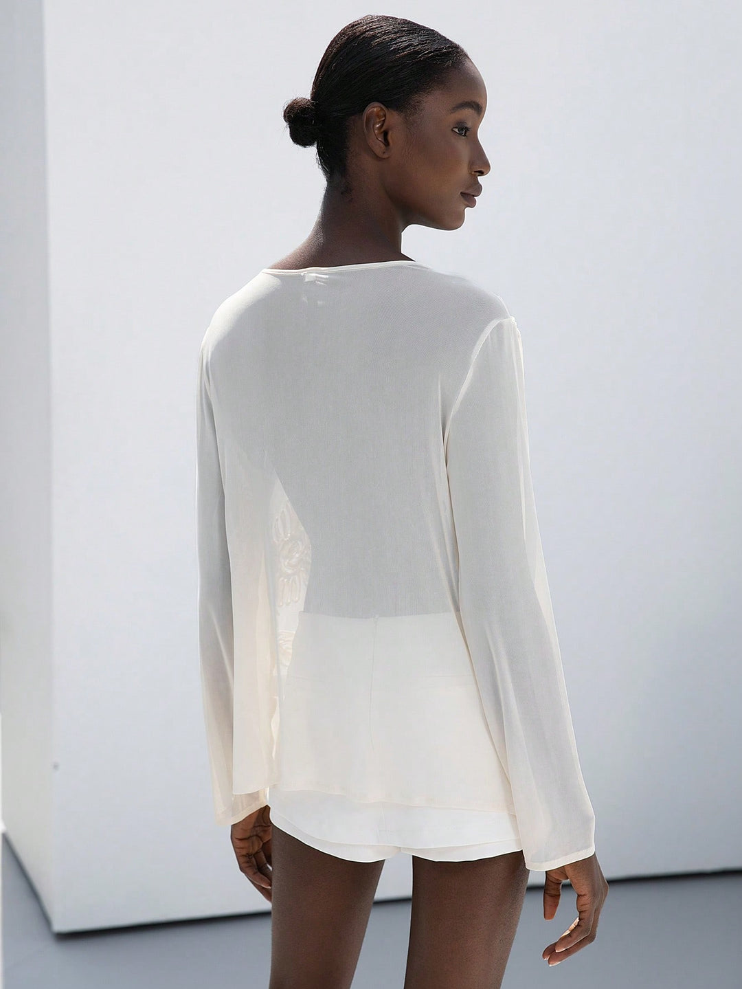 Top SHEIN, galben