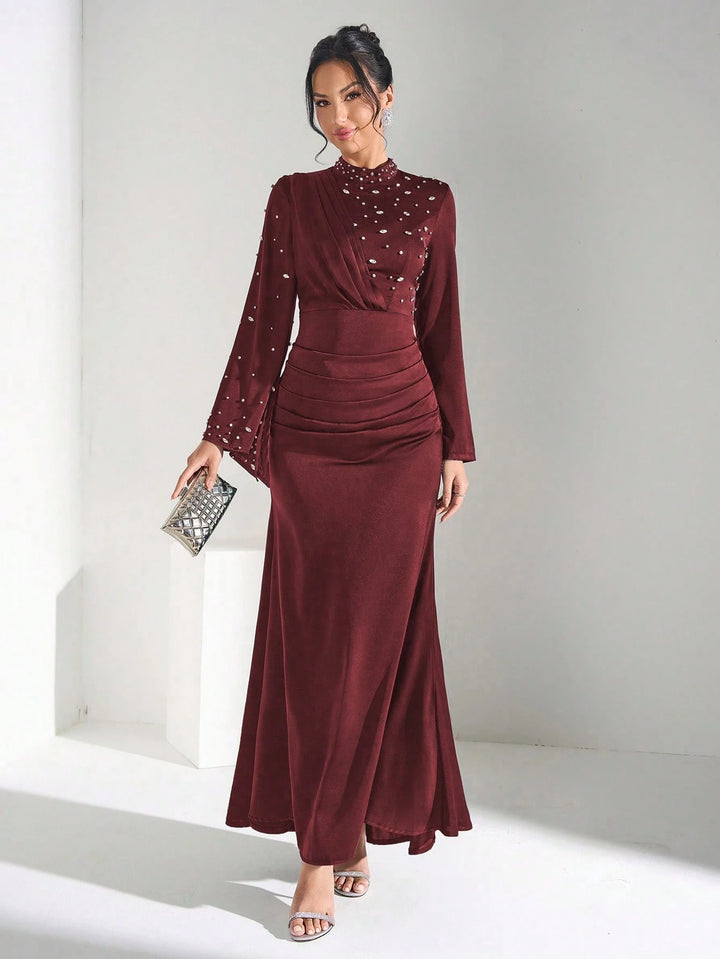 Rochie maxi SHEIN, vișiniu