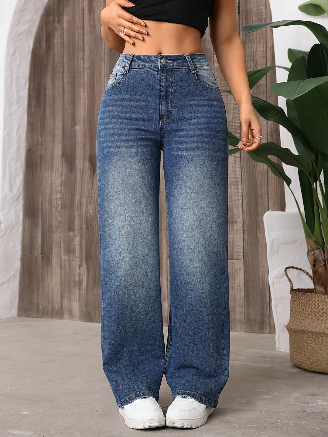 Jeans SHEIN, albastru