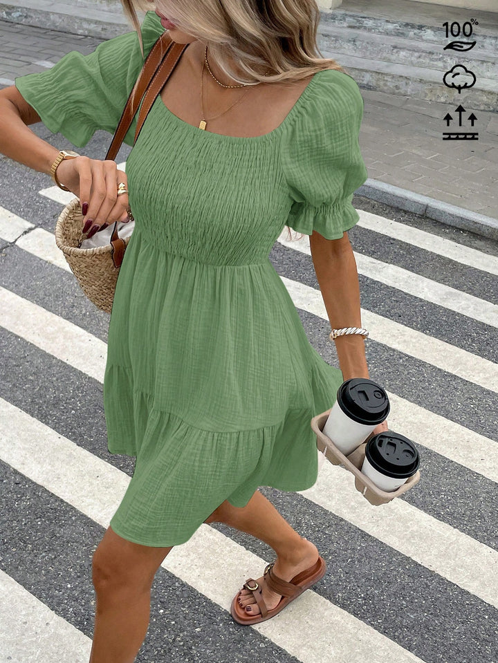 Rochie mini SHEIN, verde