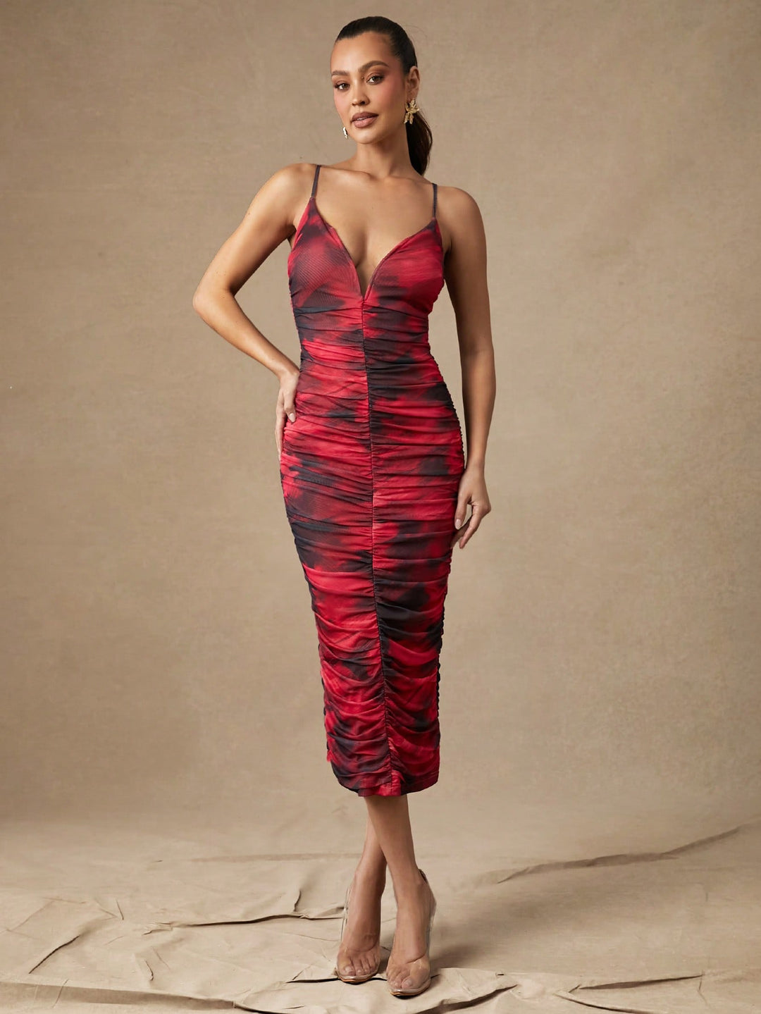 Rochie maxi SHEIN, mix culori