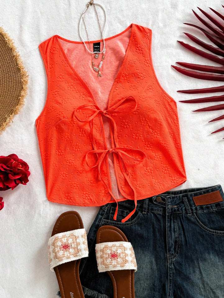 SHEIN Tank Top, orange