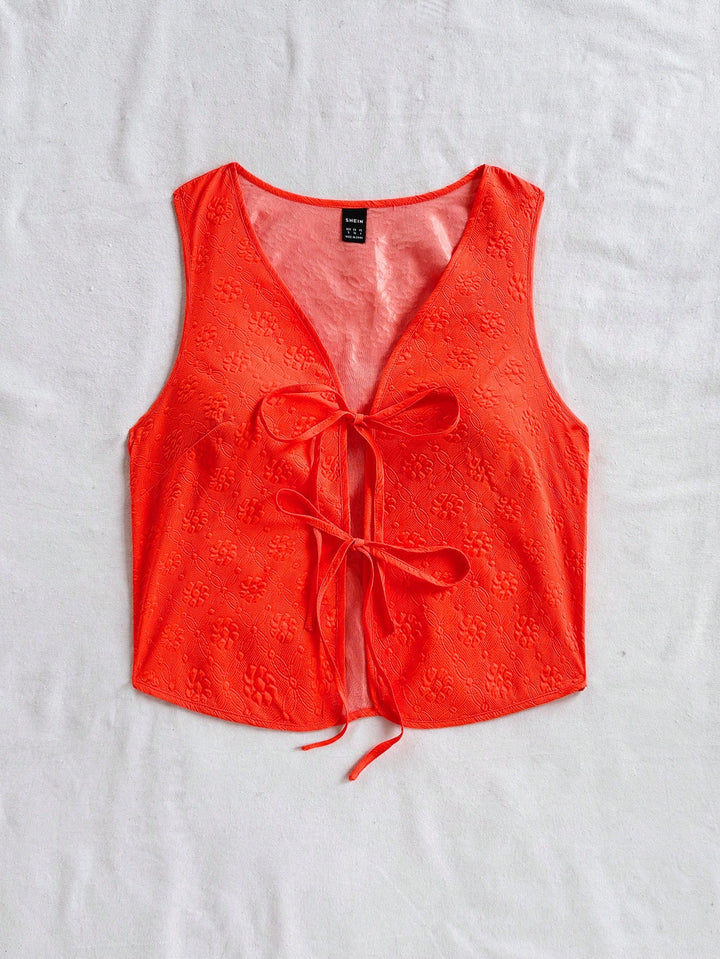 SHEIN Tank Top, orange
