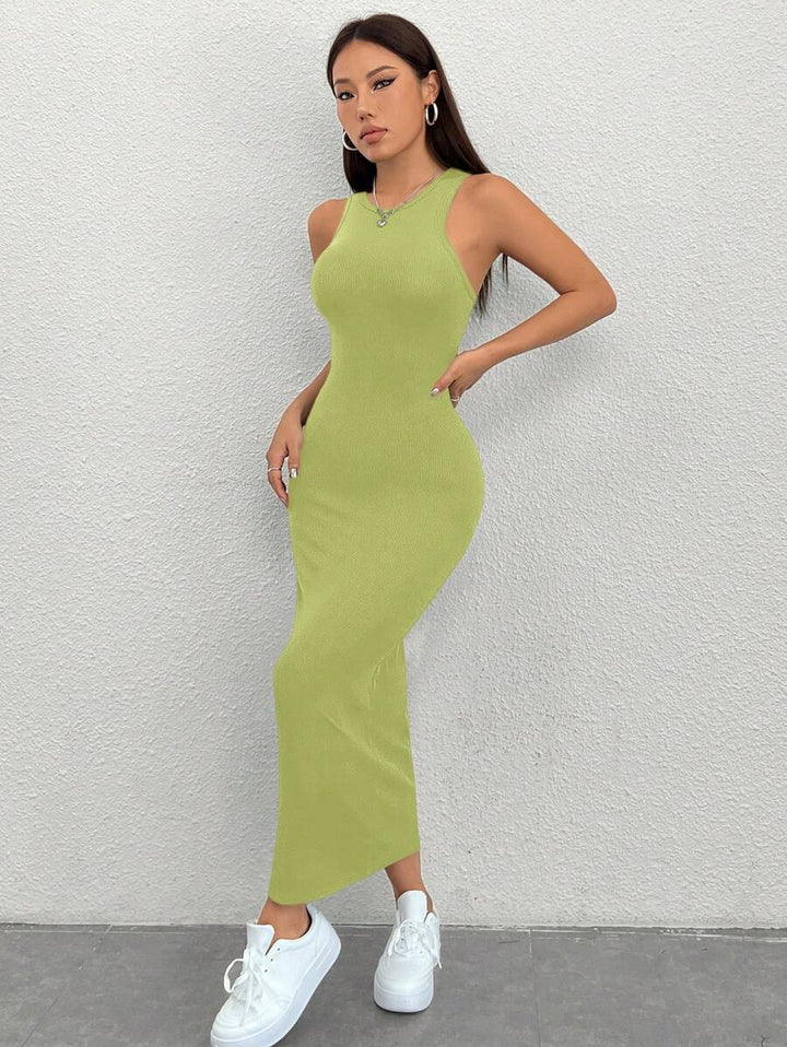 SHEIN zöld maxi ruha