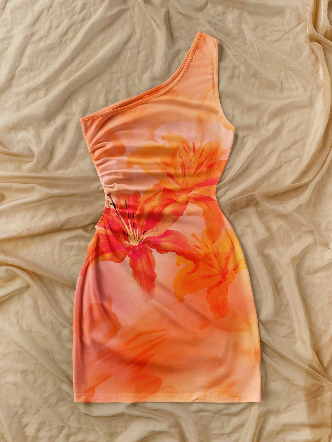 Rochie mini Shein, portocaliu