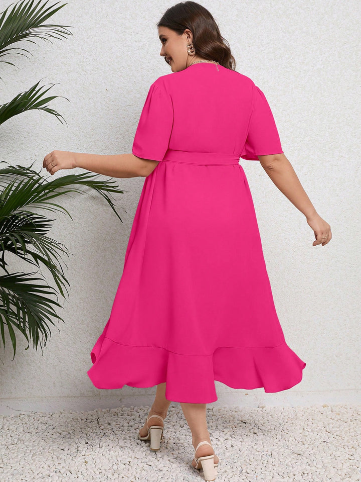 SHEIN maxi ruha, rózsaszín