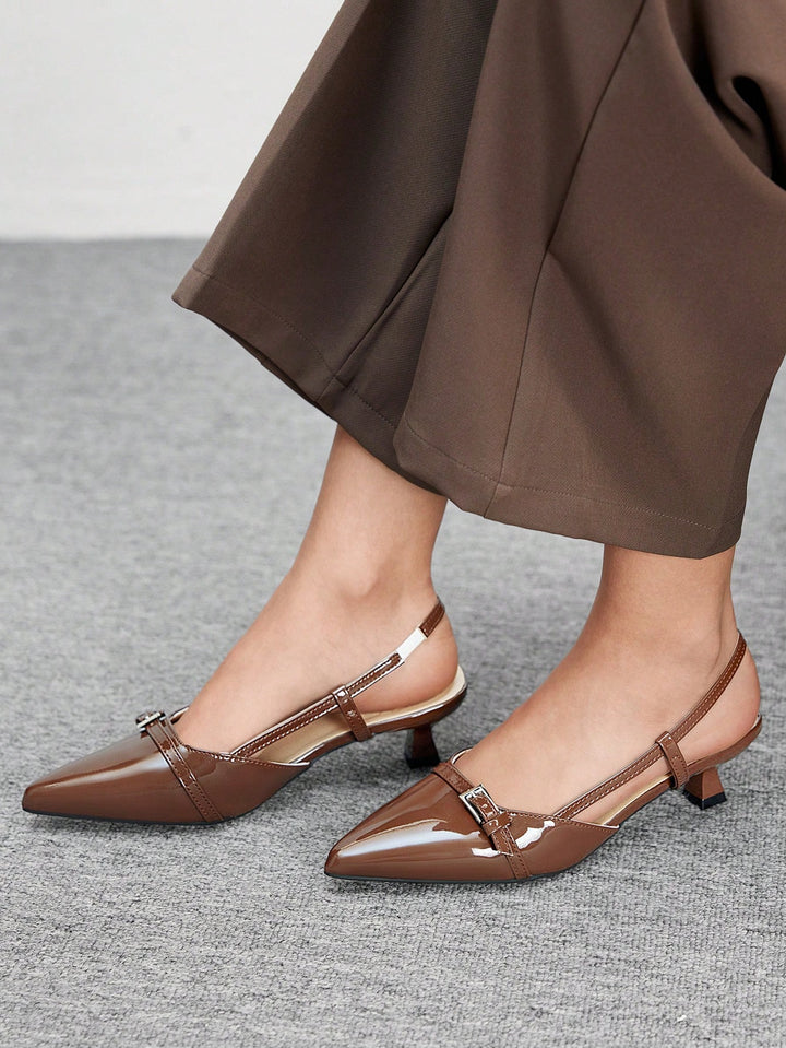 SHEIN High-Heel Shoes, brown