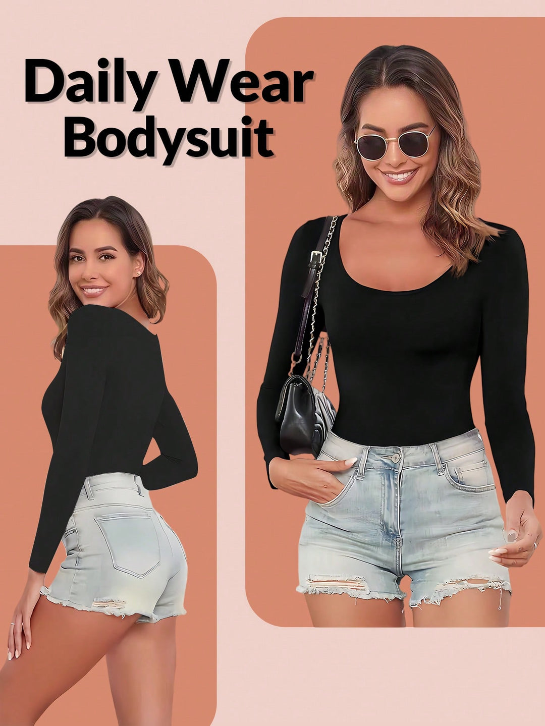 Body modelator SHEIN, negru